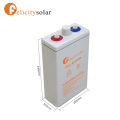 Venda quente contínua Felicity Solar Brand 2V 200AH Bateria de gel tubular recarregável Opzv